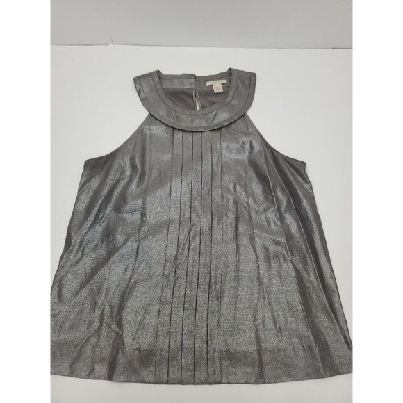 J. Crew Silk and Wool Metallic Trim and Tank Sweater Set Women's Size Small - Picture 4 of 14